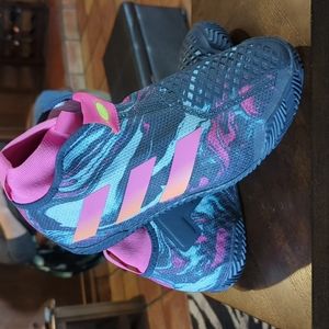 adidas Blue and Pink Athletic Shoes